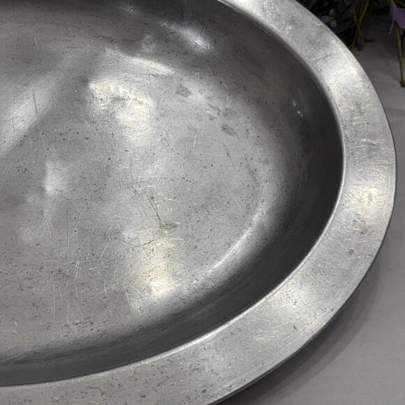 Vintage U.S.N. Aluminum Serving Platter, Enlisted Serving Platter WWII US Navy - Picture 7 of 10